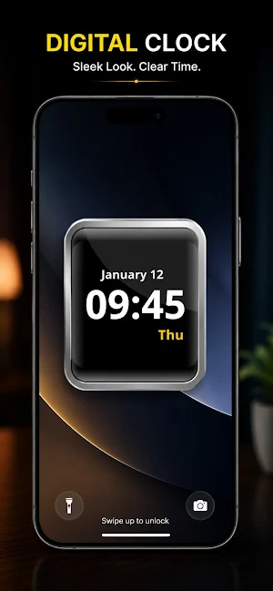 Clock Widget: Analog & Digital Screenshot 1