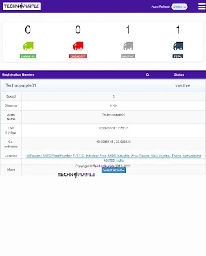 TechnoPurple Vehicle Tracking Screenshot 3