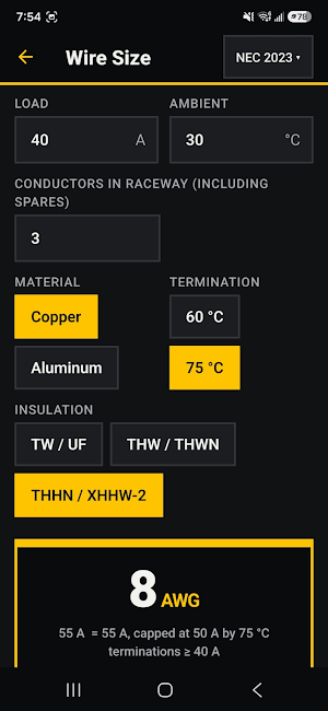 NEC Calc Pro Screenshot 0
