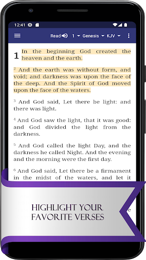 Holy Bible King James Version Screenshot 1