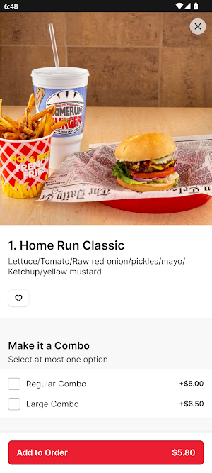 Home Run Burgers Screenshot 2