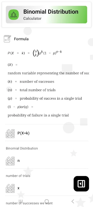 Binomial Calculator Screenshot 3