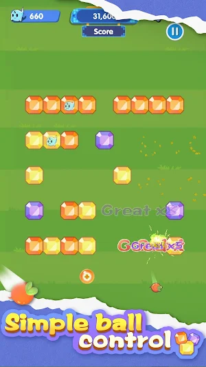 Super Rabbit - Gem Breaker Screenshot 1
