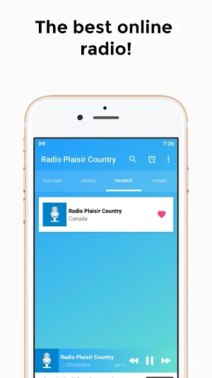 radio plaisir country App CA Screenshot 1