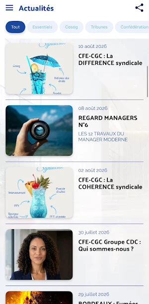 CFE-CGC Groupe CDC Screenshot 2