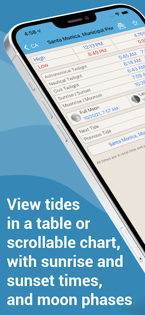 Tide Times Near Me Screenshot 0