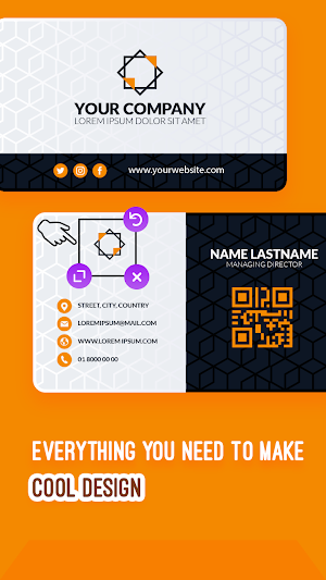 Business Card Maker - Visiting Screenshot 0