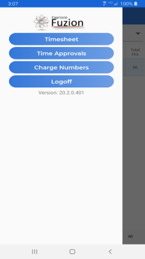 Fuzion Mobile Screenshot 1