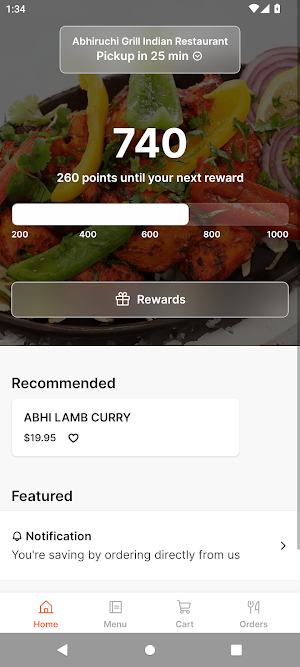 Abhiruchi Grill Screenshot 0