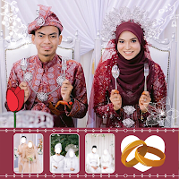 Couple Bridal Hijab Selfie