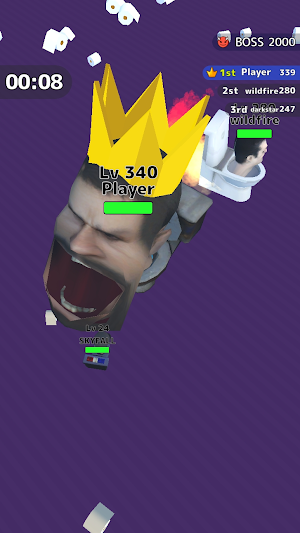 Clash of Toilets: IO Game Screenshot 2