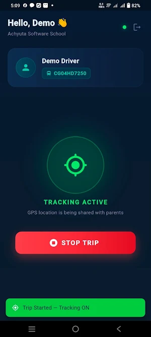 Holy Genius School Driver App Screenshot 3