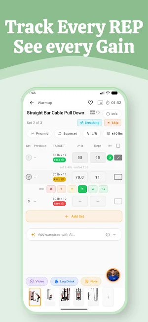Zealova: AI Coach, Diet & Gym Screenshot 3
