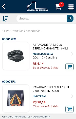 Universo do Caminhão-Catálogo Screenshot 2
