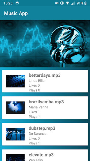 Music App Screenshot 0