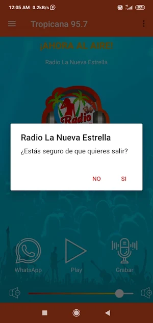 Radio Tropicana 95.7 Screenshot 1