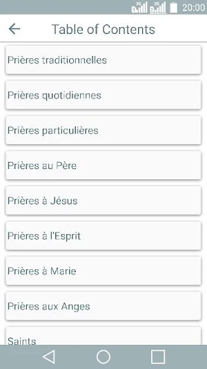 Recueil de Prières Screenshot 2