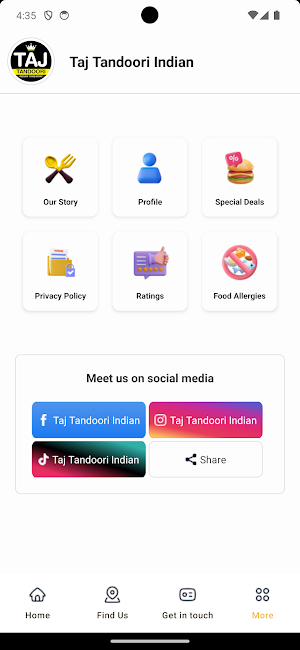 Taj Tandoori Indian Takeaway Screenshot 3