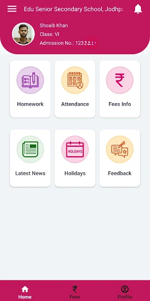 MMEWS Students App Screenshot 1