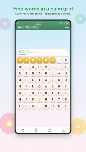 Word Bloom: Words & Sudoku Screenshot 2