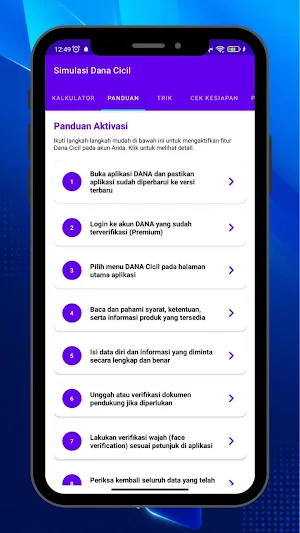 Cara Aktivasi Dana Cicil Screenshot 1