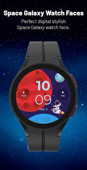 Space Galaxy Watch Faces Screenshot 2