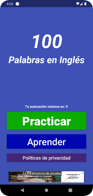Aprende 100 Palabras en Inglés Screenshot 0