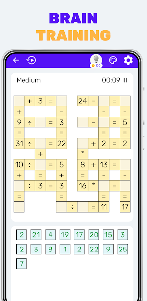Math Cross - Math Puzzle Screenshot 1
