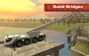 Bridge Construction Crane Sim Screenshot 1