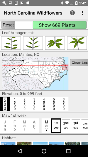 North Carolina Wildflowers Screenshot 1