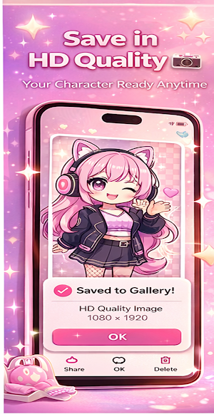 Gacha Dress Up Anime Game Screenshot 2