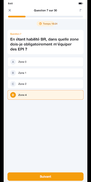 Habilitation Electrique BR QCM Screenshot 2