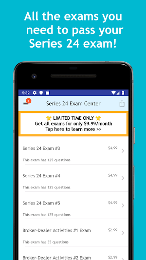 Series 24 Exam Center - FINRA Series 24 test prep Screenshot 3