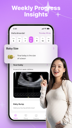 Pregnancy Track - Bump Journey Screenshot 1