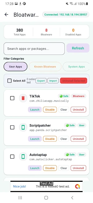 Bloatware Remover Screenshot 1