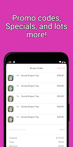 TreatsByCarms Screenshot 2