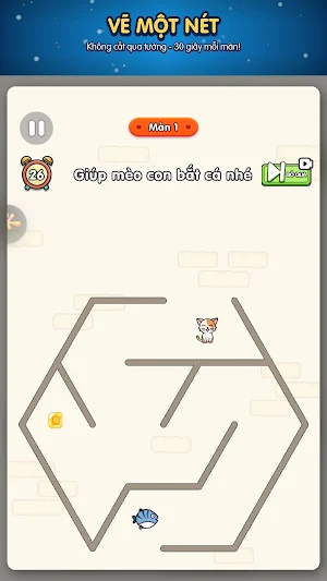 Mèo Con Tìm Cá Screenshot 1