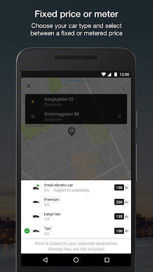 Taxi Sthlm Screenshot 2