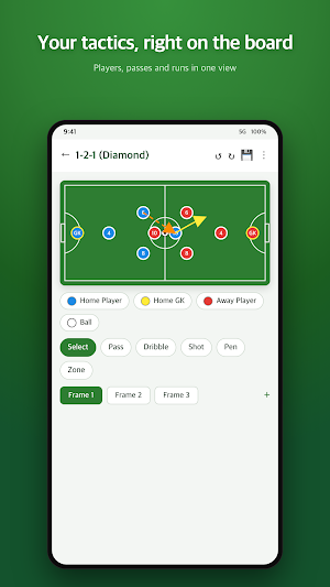 Futsal Tactics Board Screenshot 1