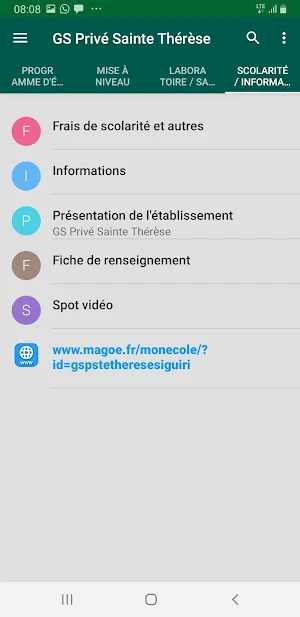 GSP Ste Thérèse Screenshot 2