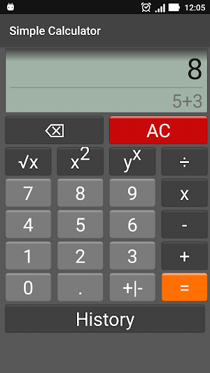 Simple Calculator Screenshot 0
