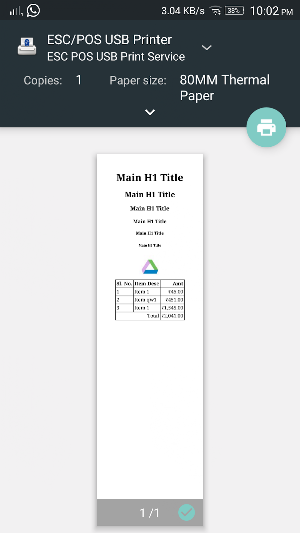 ESC POS USB Thermal Receipt Print service screenshot 2
