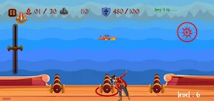 pirate cannon - 2D ship blaster war Screenshot 3