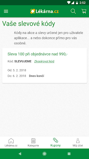 Lékárna.cz Screenshot 2