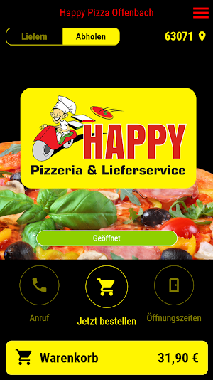 Happy Pizza Offenbach Screenshot 0