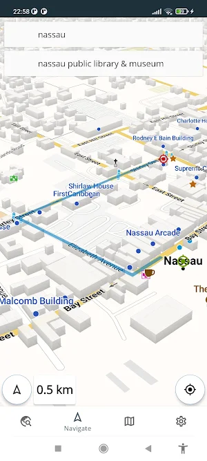 The Bahamas Offline Map Screenshot 1