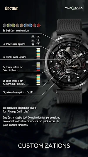 Arcane : Classic Watch Face Screenshot 2