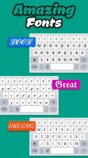 Fonts Keyboard Emoji & Themes Screenshot 1