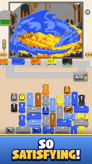 Sand Bus Traffic : Bus Puzzle Screenshot 1