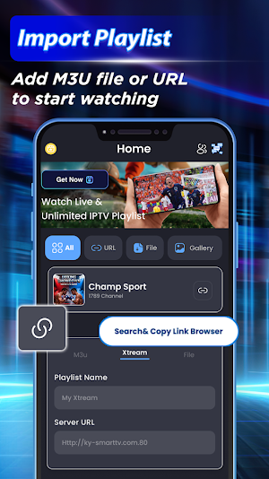 IPTV Player - Smart Live TV Screenshot 2